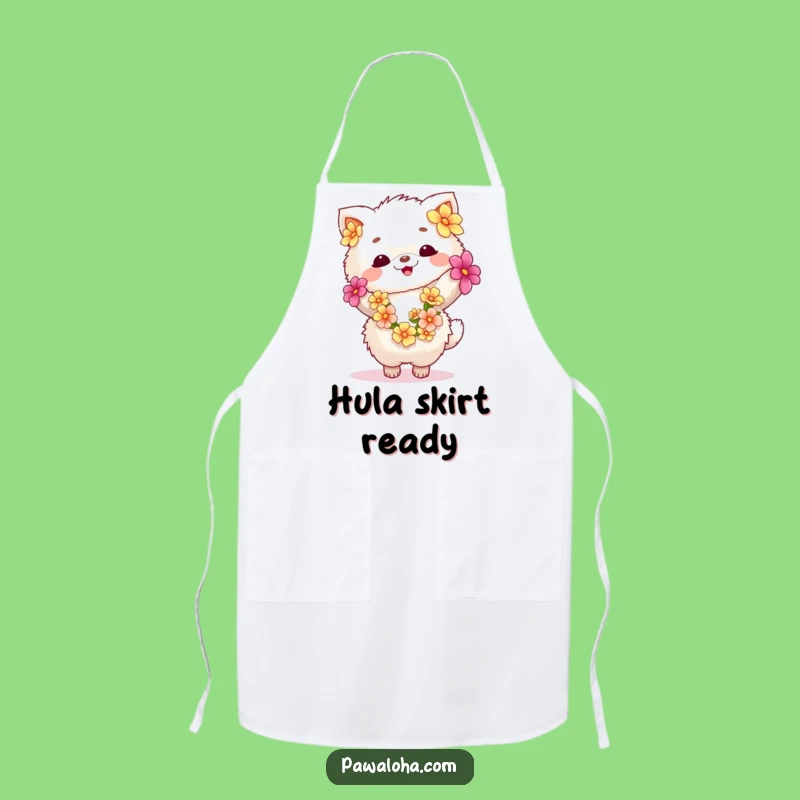 Funny Fluffy Animal Lei Dance Apron - Chef's Joyful Kitchen Gift