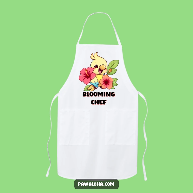 Funny Parrot Chef Apron: Tropical Cooking Fun with a Happy Bird, Hilarious Funny Gift