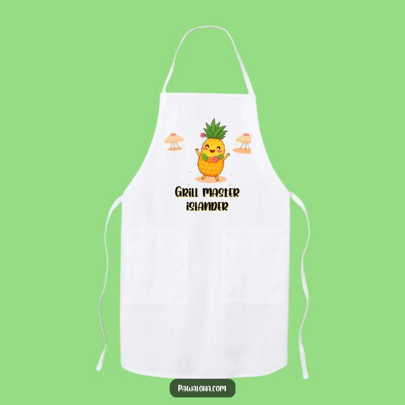 Funny Pineapple Hula Dancer Apron - Hilarious Kitchen Beach Gift!