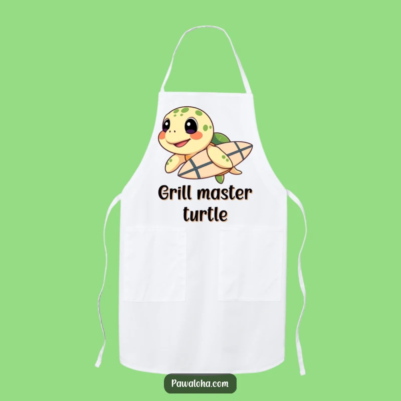 Funny Sea Turtle Surf Apron: Cook with Cool, Perfect Funny Gift!