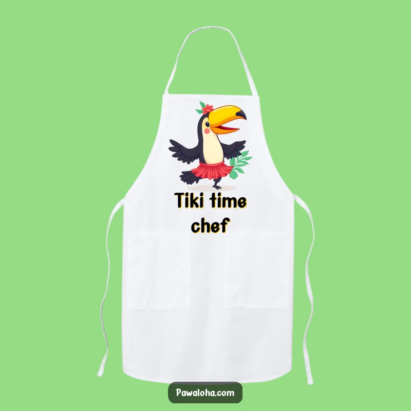 Funny Toucan Hula Dancer Apron: Cook Up Fun in the Kitchen
