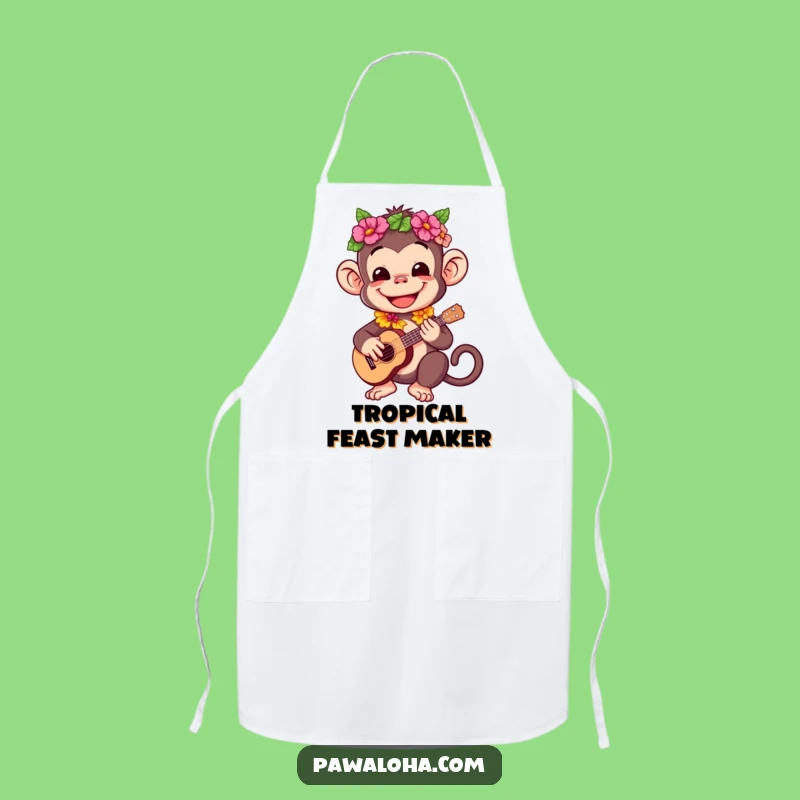 Funny Monkey Chef Apron: Hilarious Kitchen Gear for Tropical Cooks
