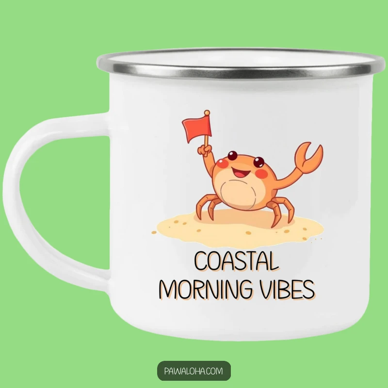 Funny Crab Campfire Mug: Hilarious Gift for Beach Campers