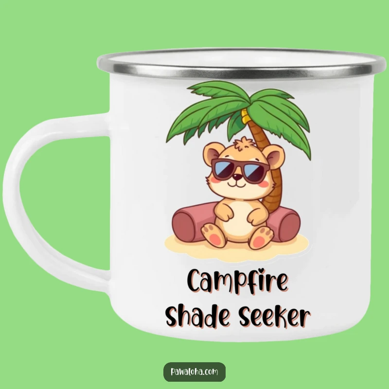 Funny Relaxing Animal Camping Mug - Outdoor Chill & Fun Gift