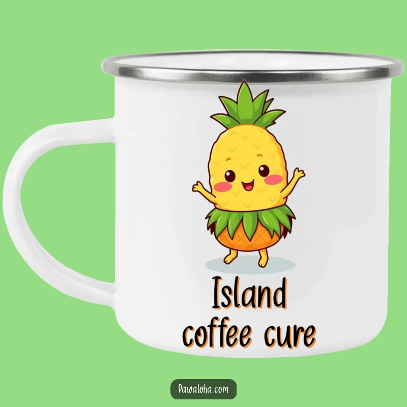 Durable Funny Kawaii Pineapple Dancer Camping Mug: Party Outdoor Gift