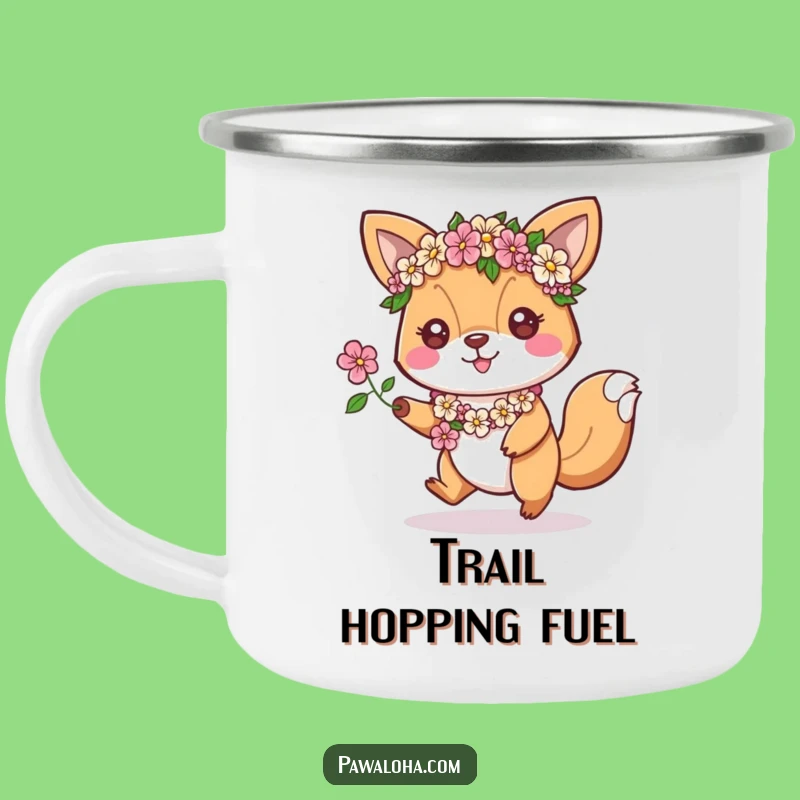Funny Hopping Animal Lei Camping Mug - Energetic Outdoor Fun Gift