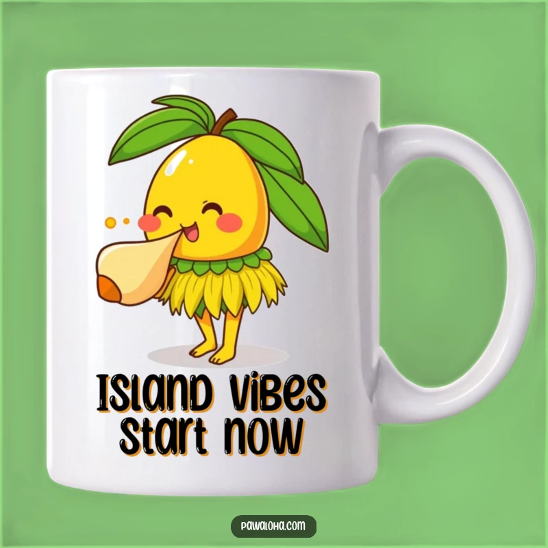 Funny Tropical Mango Mug - Hilarious Hawaiian Gift for Beach Lovers