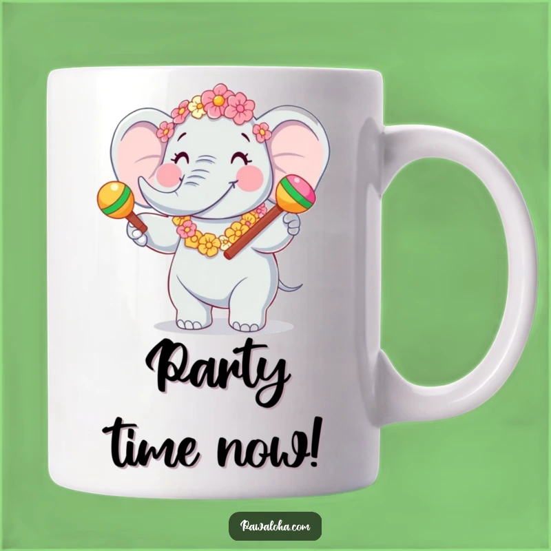 Funny Elephant Fiesta Mug: Joyful Celebration, Perfect Funny Gift