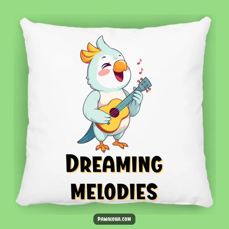 Funny Parrot Pillow: Musical Comfort and Cheerful Decor