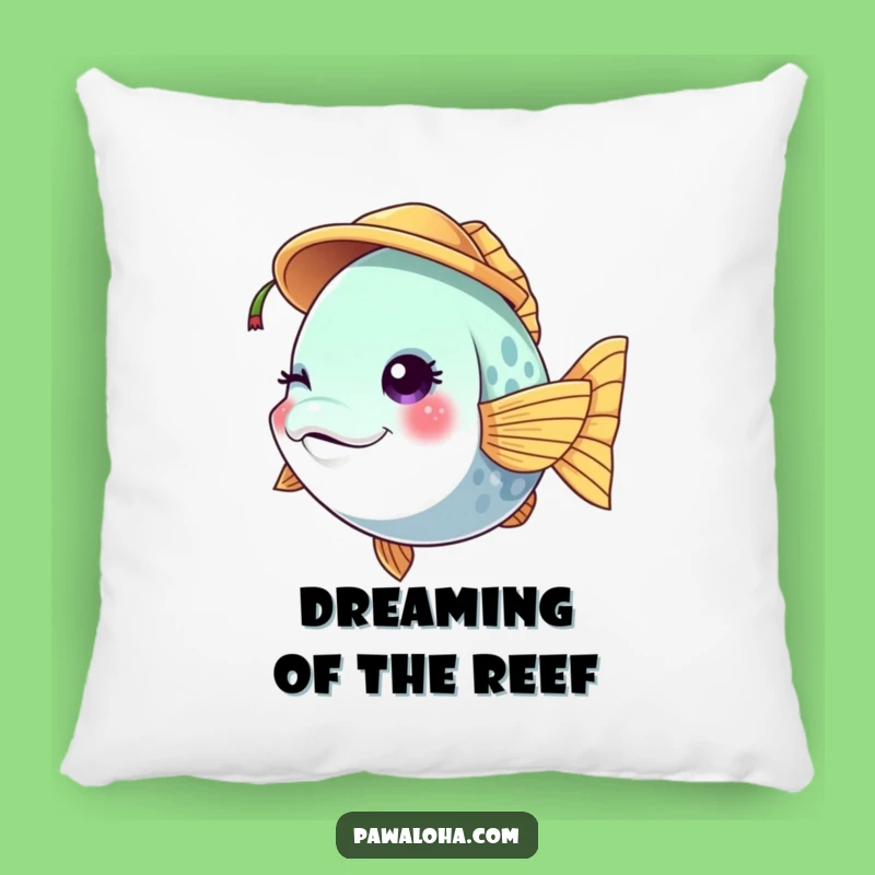 Funny Fish Coconut Pillow: Tropical Comfort, Perfect Island Gift