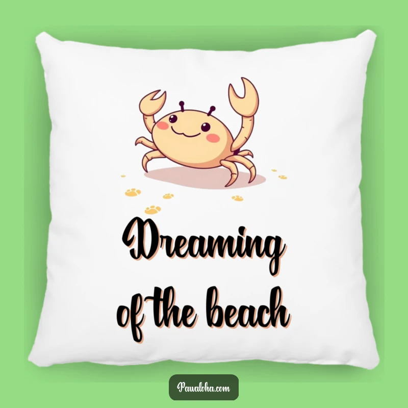 Funny Crab Pillow: Comfy Decor for Beachy Dreamers