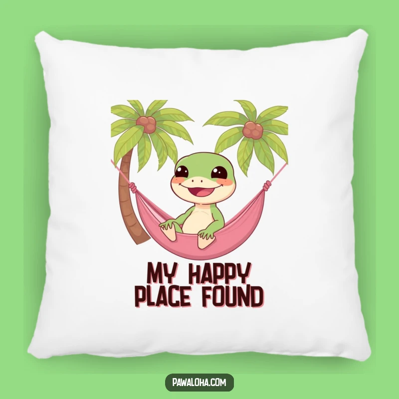 Funny Gecko Hammock Pillow: Comfy & Hilarious Home Decor Gift