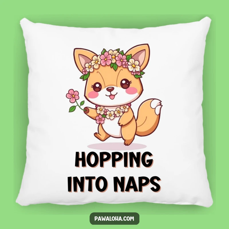 Soft Funny Hopping Animal Lei Pillow - Comfy Joyful Support Gift