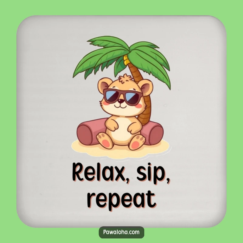 Funny Relaxing Animal Coaster - Protect Your Table & Add Cool