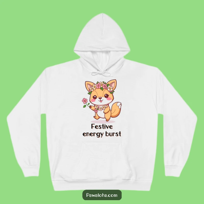 Cozy Funny Hopping Animal Lei Hoodie - Warm Enthusiasm Gift