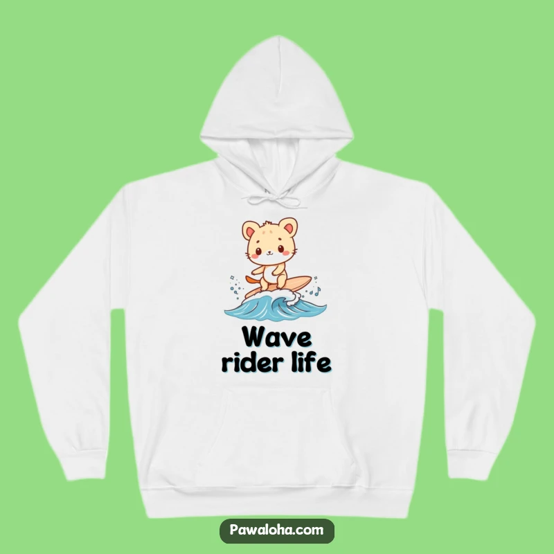Funny Surfing Animal Hoodie - Cozy Waves & Cool Style Gift