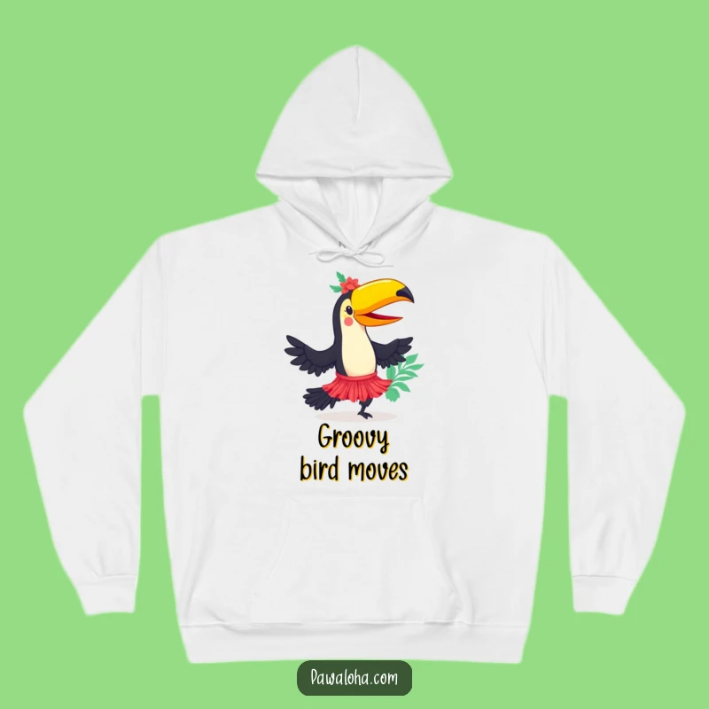Funny Toucan Hula Dancer Hoodie: Cozy Tropical Vibes and Laughter