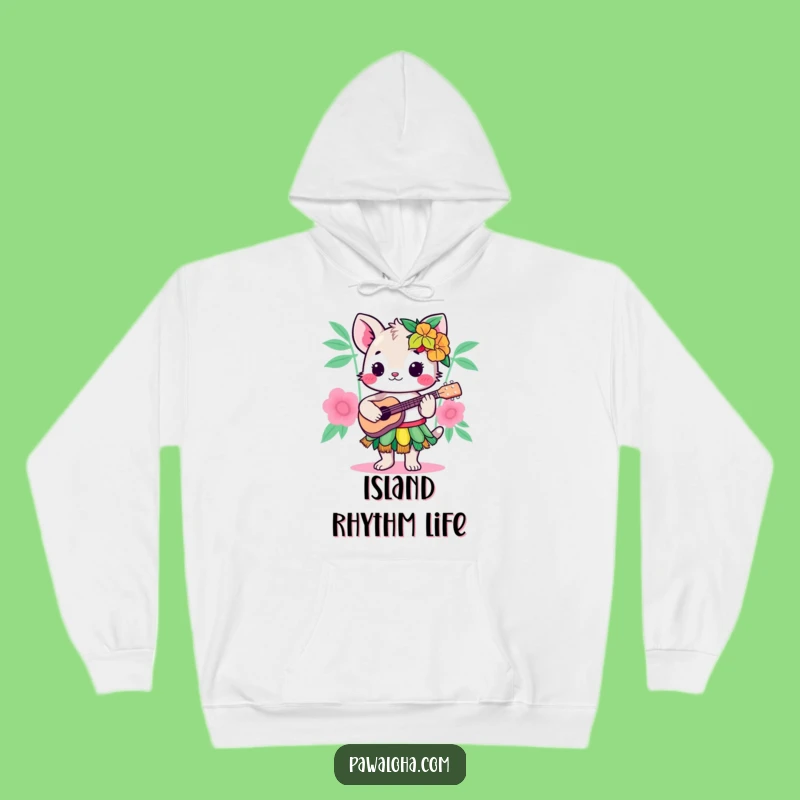 Cozy Funny Kawaii Hula Animal Hoodie: Stay Warm and Laugh with This Tropical Design