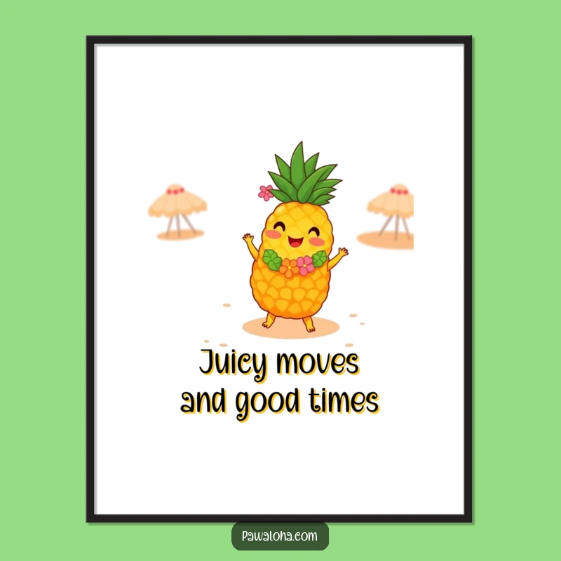 Free Printable Pineapple Wall Art - Tropical Downloadable Decor for Smiles