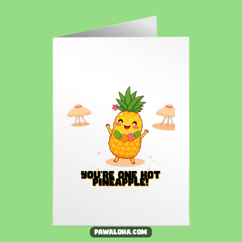 Free Printable Pineapple Congratulations Card - Tropical Downloadable Fun for Success