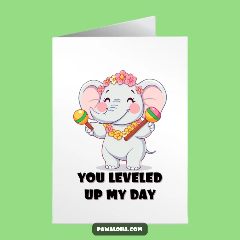 Thanks a Trunk Load! Free Printable Elephant Thank You Card