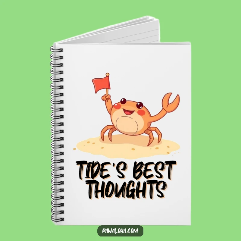 Funny Crab Beach Notebook: Hilarious Gift for Seaside Scribbles