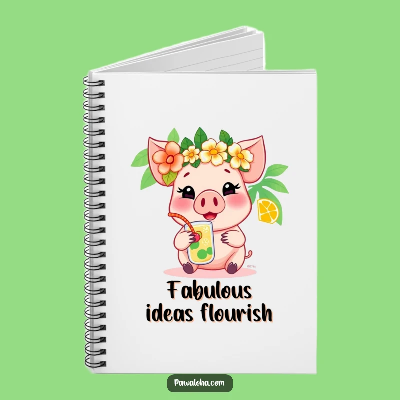 Funny Pig Vacation Notebook: Hilarious Gift for Jotting Down Getaway Plans