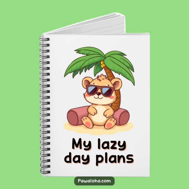 Funny Relaxing Animal Notebook - Journal Your Chill Moments