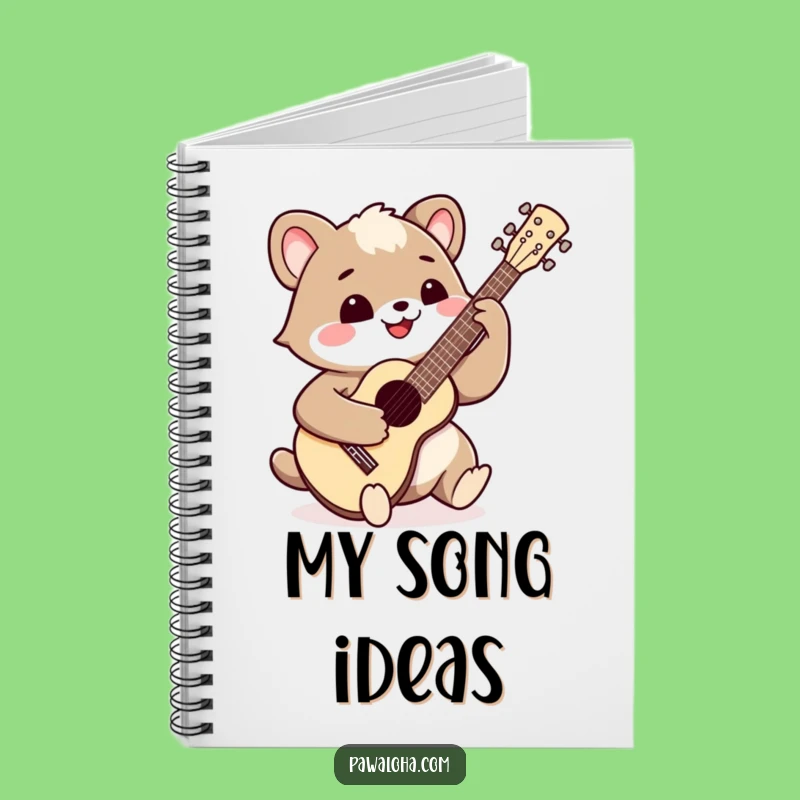 Funny Ukulele Animal Notebook - Journal Your Happy Tunes