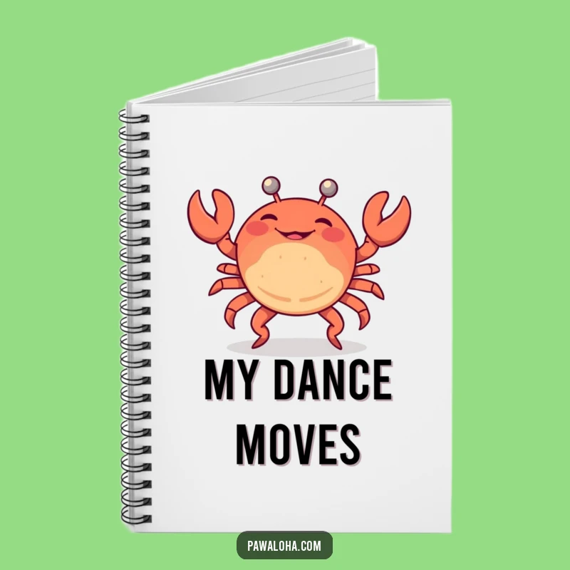 Funny Crab Limbo Notebook: Jot Down Your Party Plans