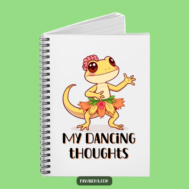 Funny Kawaii Gecko Notebook: Cute Journal, Perfect Tropical Funny Gift