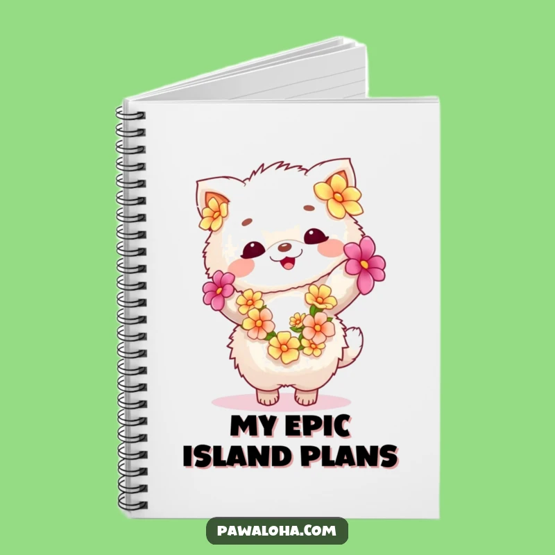 Funny Fluffy Animal Lei Dance Notebook - Joyful Journaling Gift