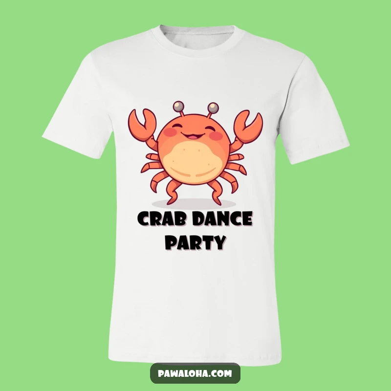 Funny Crab Limbo T-Shirt: Groove On with Beach Party Humor Tee