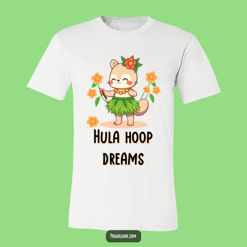 Funny Hula Animal Grass Skirt T-Shirt - Tropical Vibes Gift