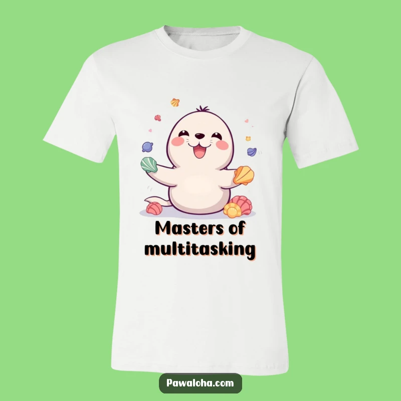 Funny Juggling Seal T-Shirt - Playful Marine Gift for Fun Lovers!