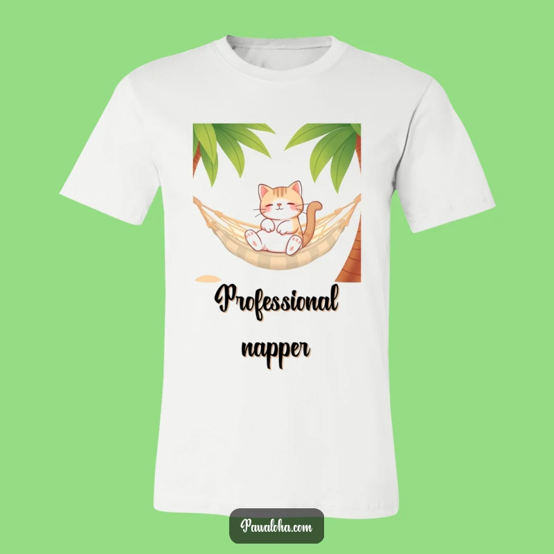 Funny Cat T-Shirt: Hammock Life, Hilarious Gift for Laid-Back Souls