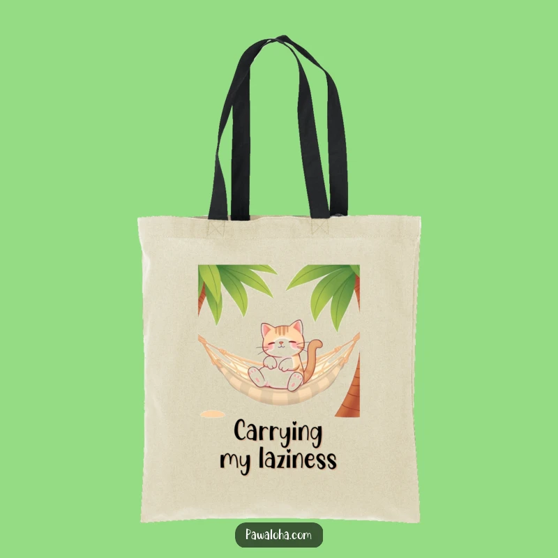 Funny Cat Tote Bag: Carry Your Chill, A Hilarious Gift