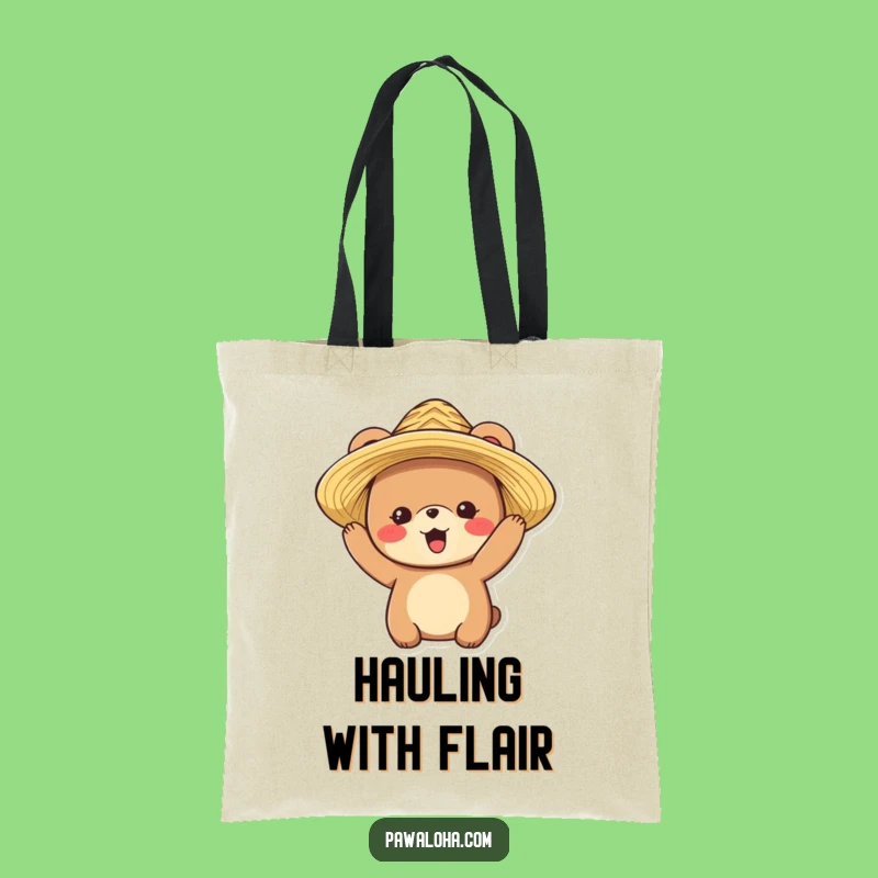 Funny Bear Adventure Tote: Carry Your Essentials in Style, Perfect Funny Gift Bag