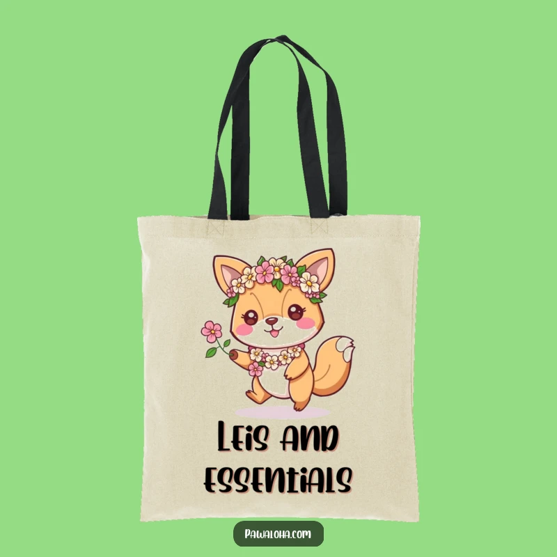 Funny Hopping Animal Lei Tote Bag - Carry Your Enthusiasm Gift