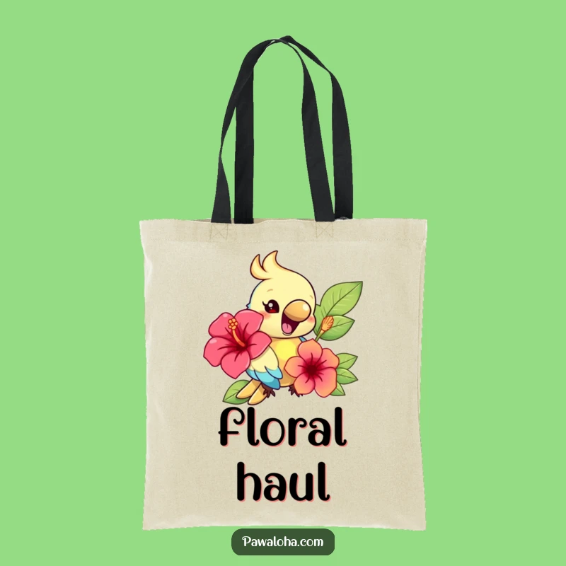 Funny Parrot Beach Tote: Carry Your Tropical Treasures, Your Stylish Funny Gift Bag